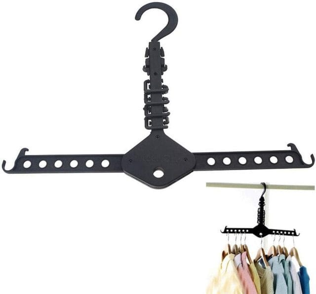 Magic Cintre Multifonction pour économiser de l'espace Vêtements-Noir